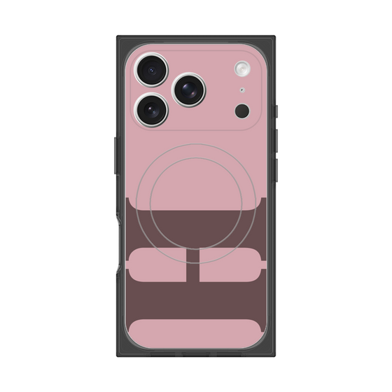 Premium Square Case with MagSafe［ Original - initial color - H dusty pink ］