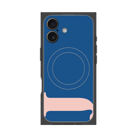 Premium Square Case with MagSafe［ Original - initial color - J navy ］