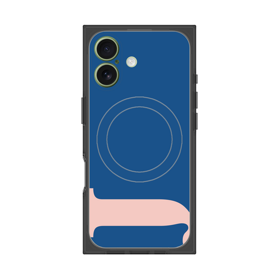 Premium Square Case with MagSafe［ Original - initial color - J navy ］