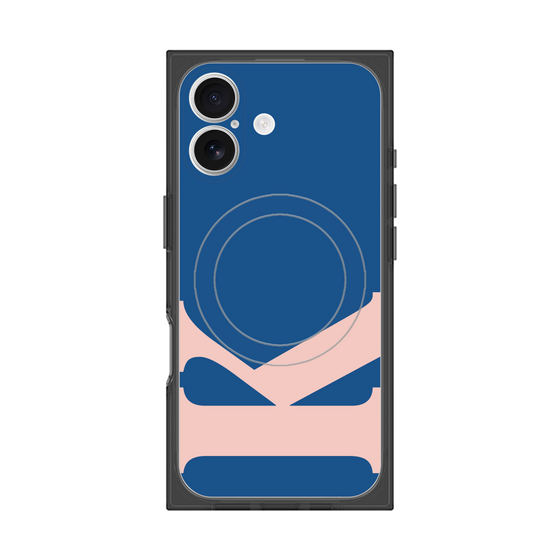 Premium Square Case with MagSafe［ Original - initial color - K navy ］