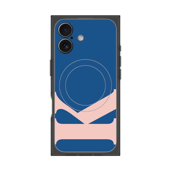 Premium Square Case with MagSafe［ Original - initial color - K navy ］