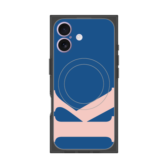 Premium Square Case with MagSafe［ Original - initial color - K navy ］