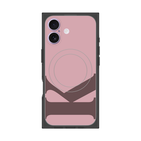 Premium Square Case with MagSafe［ Original - initial color - K dusty pink ］