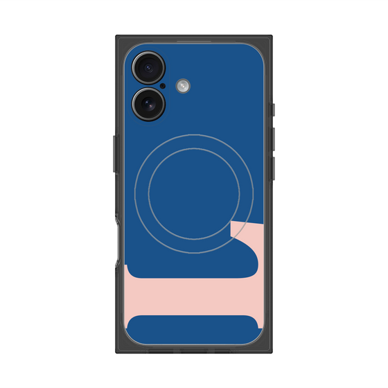 Premium Square Case with MagSafe［ Original - initial color - L navy ］