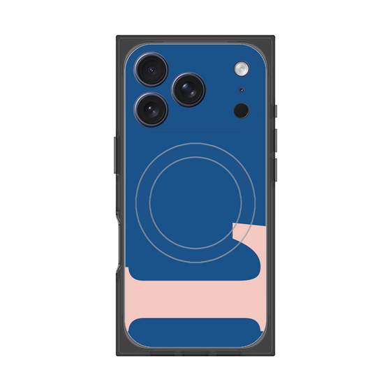 Premium Square Case with MagSafe［ Original - initial color - L navy ］