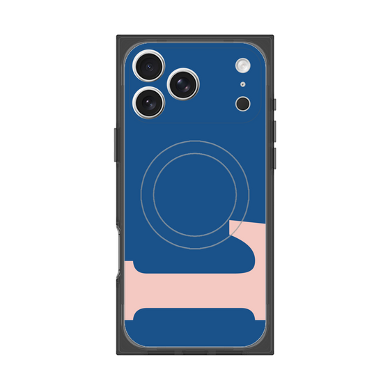 Premium Square Case with MagSafe［ Original - initial color - L navy ］