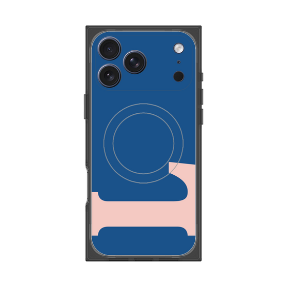 Premium Square Case with MagSafe［ Original - initial color - L navy ］