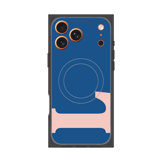 Premium Square Case with MagSafe［ Original - initial color - L navy ］