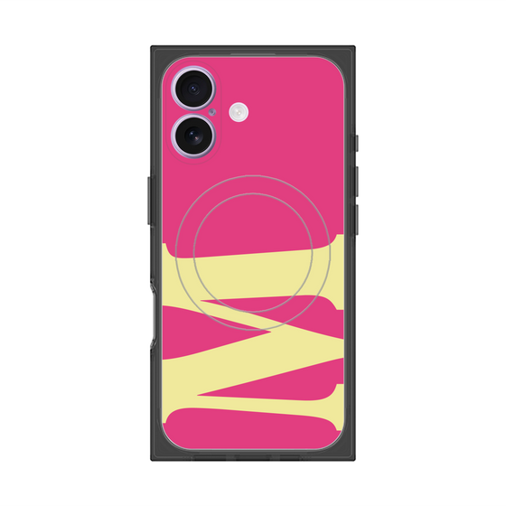 Premium Square Case with MagSafe［ Original - initial color - M pink ］