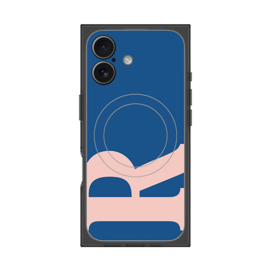 Premium Square Case with MagSafe［ Original - initial color - R navy ］