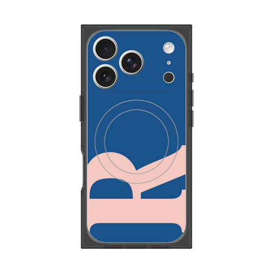 Premium Square Case with MagSafe［ Original - initial color - R navy ］