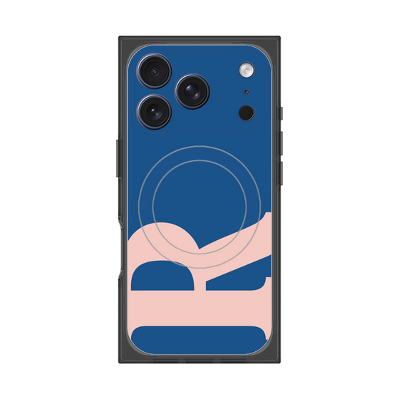 Premium Square Case with MagSafe［ Original - initial color - R navy ］