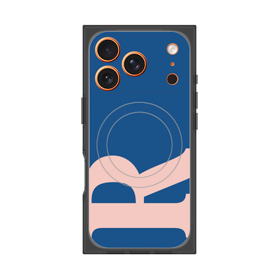 Premium Square Case with MagSafe［ Original - initial color - R navy ］