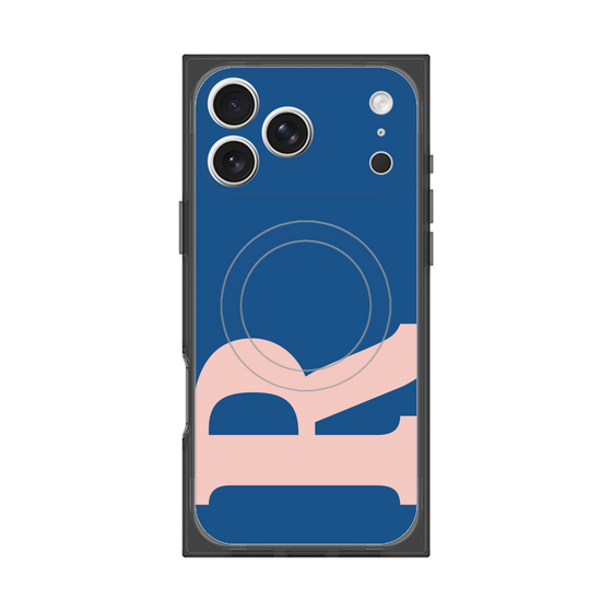 Premium Square Case with MagSafe［ Original - initial color - R navy ］