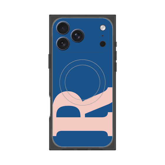 Premium Square Case with MagSafe［ Original - initial color - R navy ］