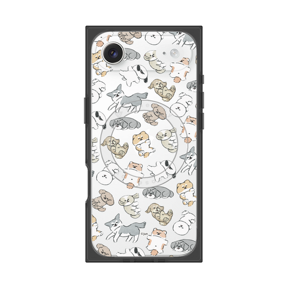 Premium Square Case with MagSafe［ Hello, It's Dog - Nap ］