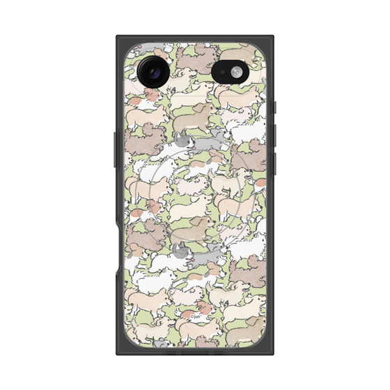 Premium Square Case with MagSafe［ Hello, It's Dog - Full of Dogs ］