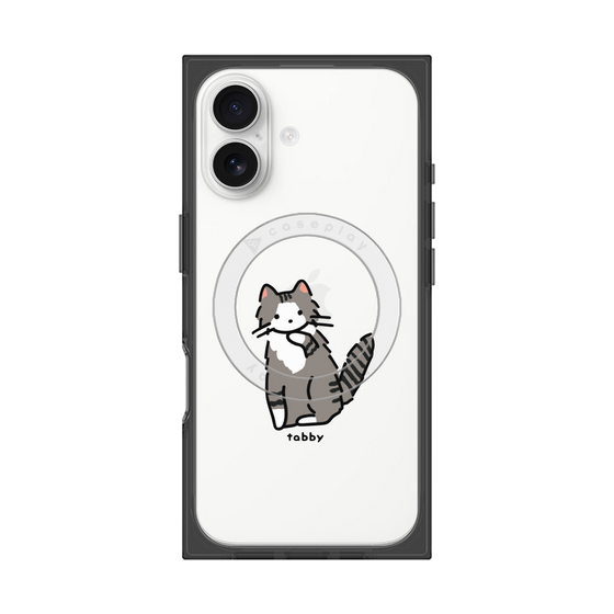 Premium Square Case with MagSafe［ Original - CASEPLAY Cat - tabby ］