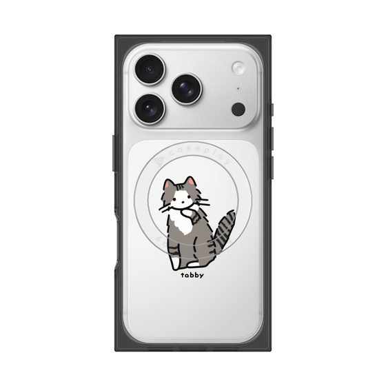 Premium Square Case with MagSafe［ Original - CASEPLAY Cat - tabby ］