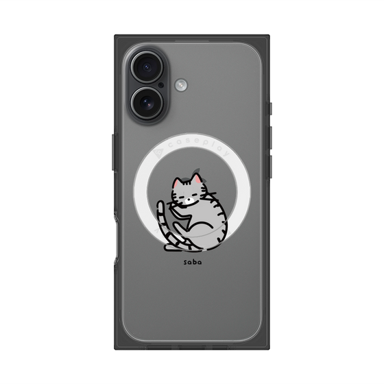 Premium Square Case with MagSafe［ Original - CASEPLAY Cat - Saba ］