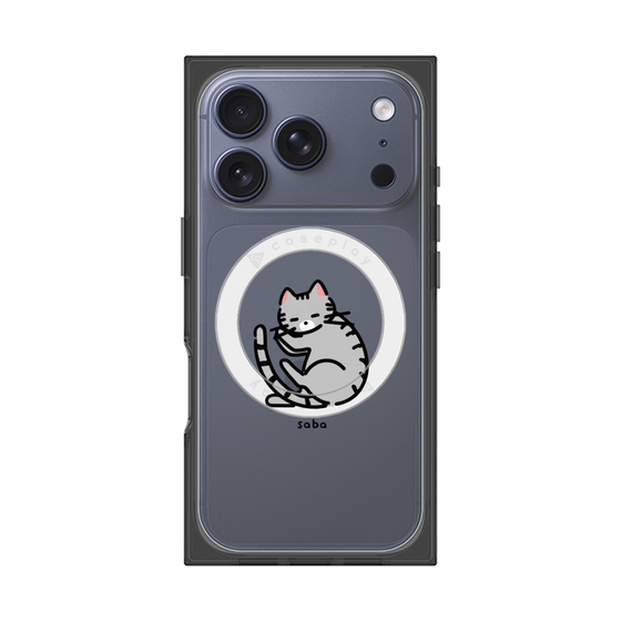 Premium Square Case with MagSafe［ Original - CASEPLAY Cat - Saba ］