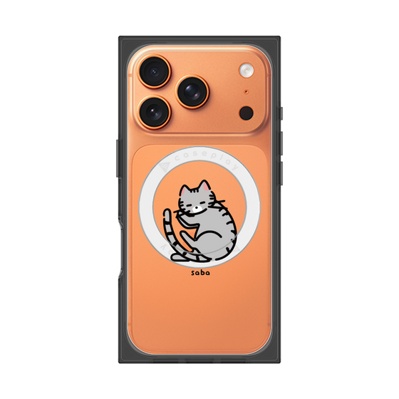 Premium Square Case with MagSafe［ Original - CASEPLAY Cat - Saba ］