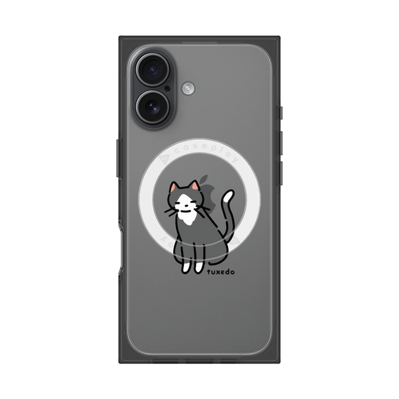 Premium Square Case with MagSafe［ Original - CASEPLAY Cat - tuxedo ］