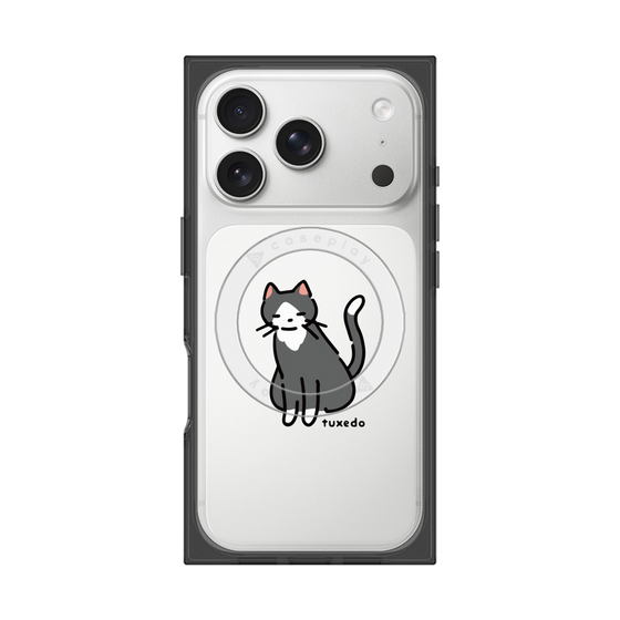Premium Square Case with MagSafe［ Original - CASEPLAY Cat - tuxedo ］