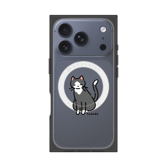 Premium Square Case with MagSafe［ Original - CASEPLAY Cat - tuxedo ］