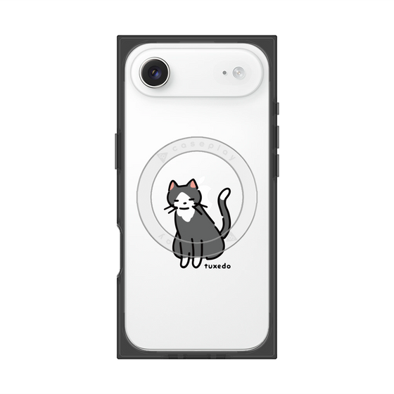 Premium Square Case with MagSafe［ Original - CASEPLAY Cat - tuxedo ］