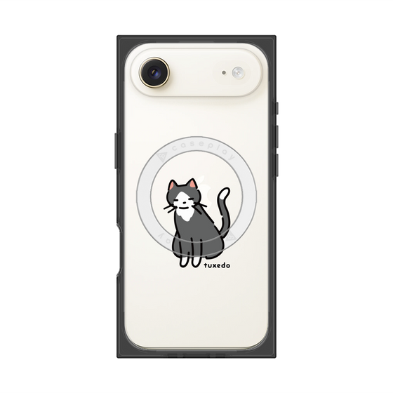 Premium Square Case with MagSafe［ Original - CASEPLAY Cat - tuxedo ］