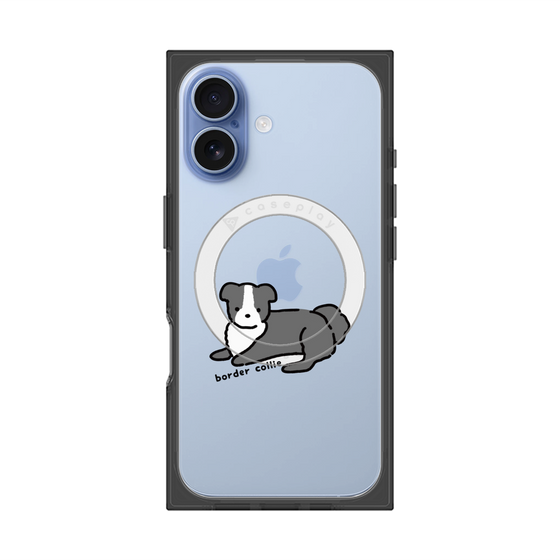 Premium Square Case with MagSafe［ Original - CASEPLAY Dog - border collie ］