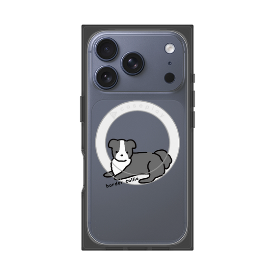Premium Square Case with MagSafe［ Original - CASEPLAY Dog - border collie ］