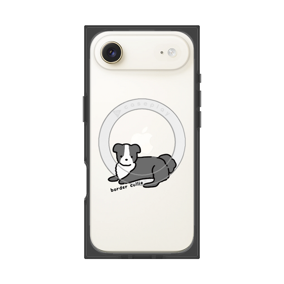 Premium Square Case with MagSafe［ Original - CASEPLAY Dog - border collie ］