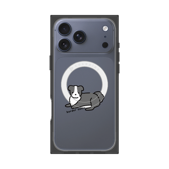 Premium Square Case with MagSafe［ Original - CASEPLAY Dog - border collie ］