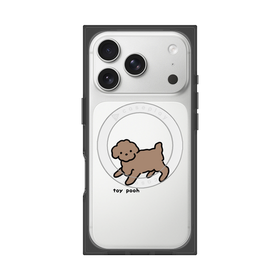 Premium Square Case with MagSafe［ Original - CASEPLAY Dog - Toy Pooh ］