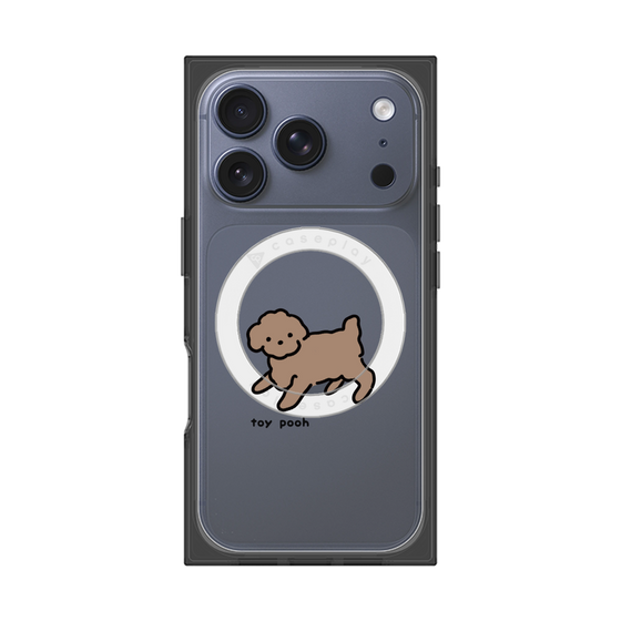 Premium Square Case with MagSafe［ Original - CASEPLAY Dog - Toy Pooh ］