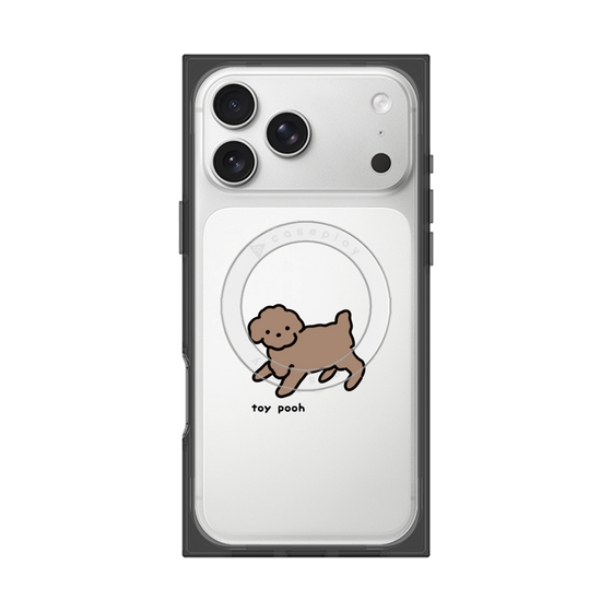 Premium Square Case with MagSafe［ Original - CASEPLAY Dog - Toy Pooh ］
