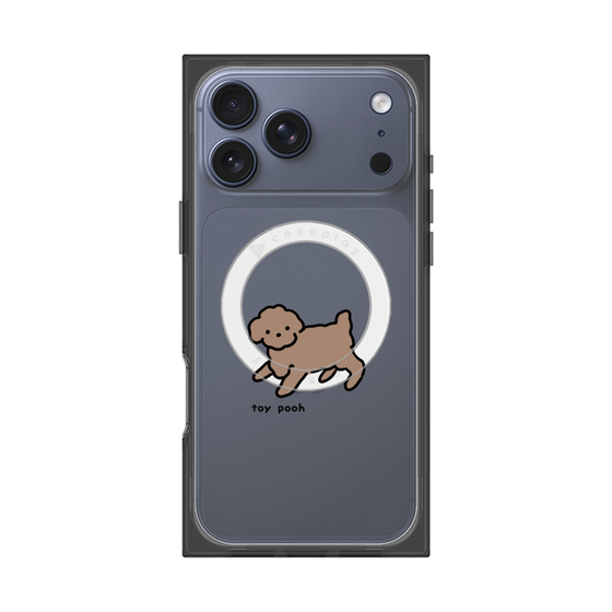 Premium Square Case with MagSafe［ Original - CASEPLAY Dog - Toy Pooh ］