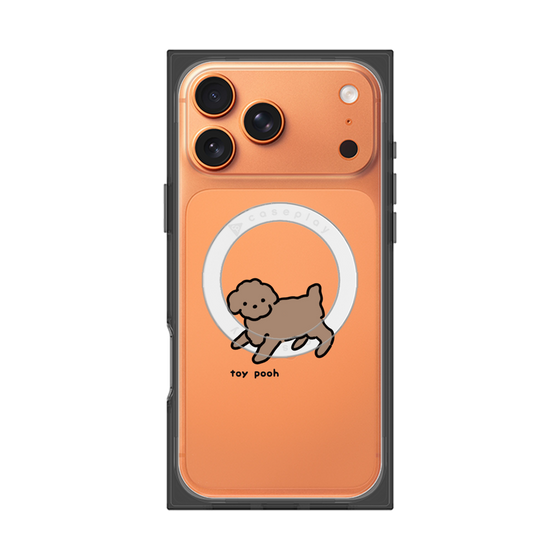 Premium Square Case with MagSafe［ Original - CASEPLAY Dog - Toy Pooh ］