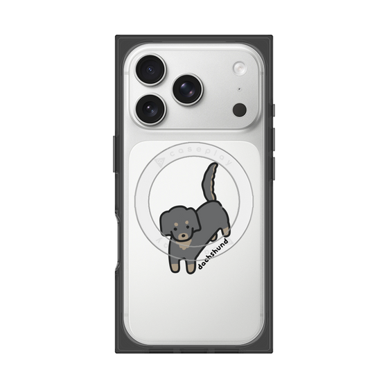 Premium Square Case with MagSafe［ Original - CASEPLAY Dog - Dachshund ］