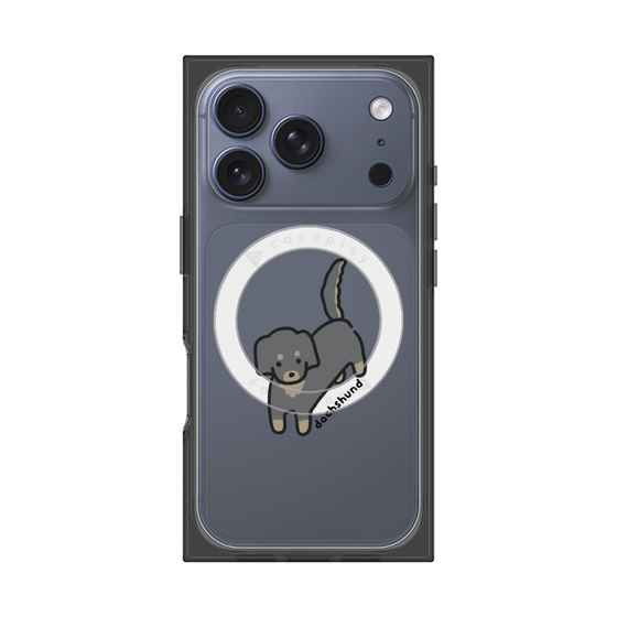 Premium Square Case with MagSafe［ Original - CASEPLAY Dog - Dachshund ］
