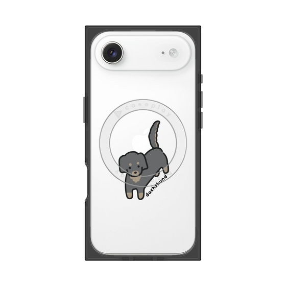 Premium Square Case with MagSafe［ Original - CASEPLAY Dog - Dachshund ］