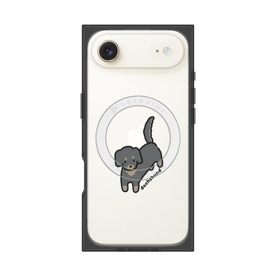 Premium Square Case with MagSafe［ Original - CASEPLAY Dog - Dachshund ］
