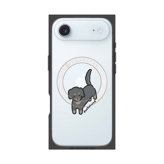 Premium Square Case with MagSafe［ Original - CASEPLAY Dog - Dachshund ］
