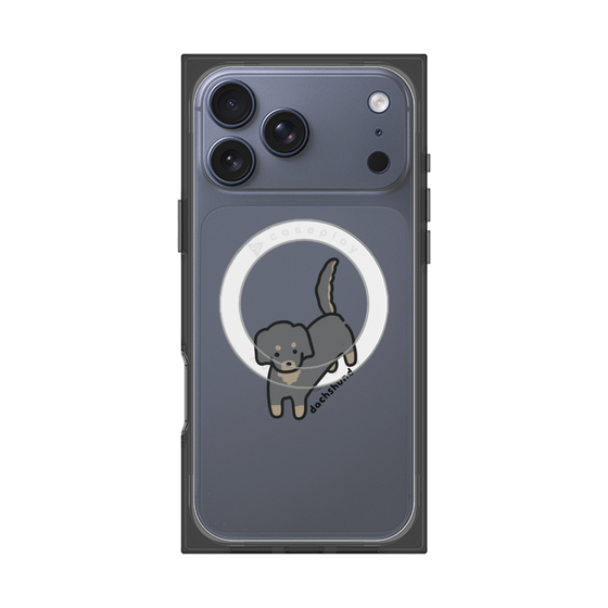 Premium Square Case with MagSafe［ Original - CASEPLAY Dog - Dachshund ］