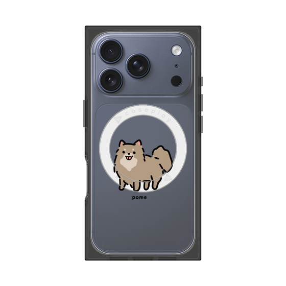 Premium Square Case with MagSafe［ Original - CASEPLAY Dog - Pome ］