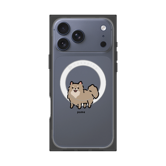 Premium Square Case with MagSafe［ Original - CASEPLAY Dog - Pome ］
