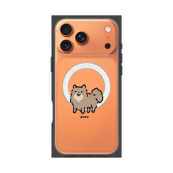 Premium Square Case with MagSafe［ Original - CASEPLAY Dog - Pome ］
