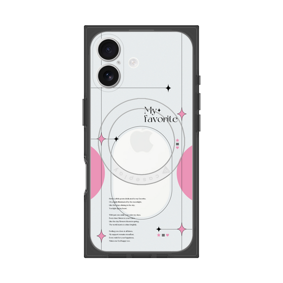 Premium Square Case with MagSafe［ Original - Instax Case - Pink ］